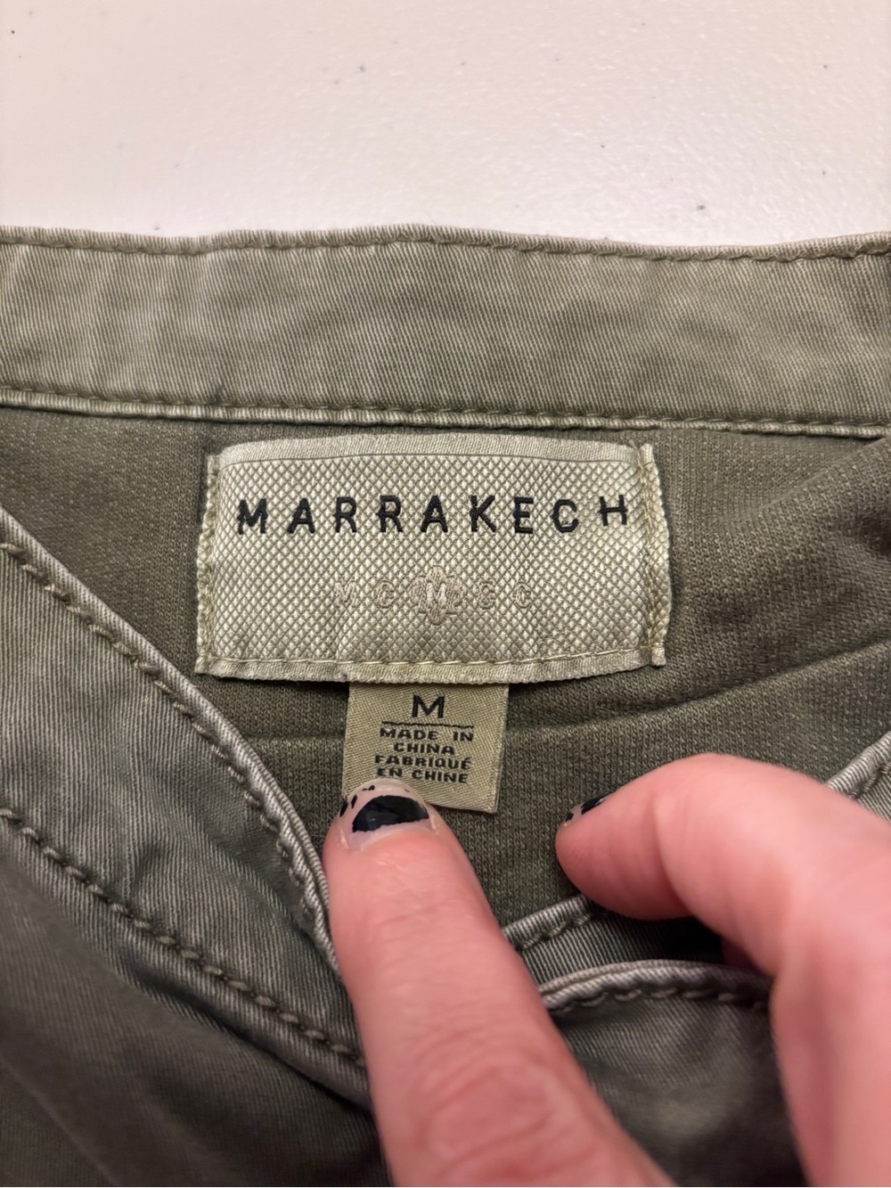 Y2K Anthropologie Marrakech Military Field Jacket Size Medium Moto Utility Green - Picture 8 of 11